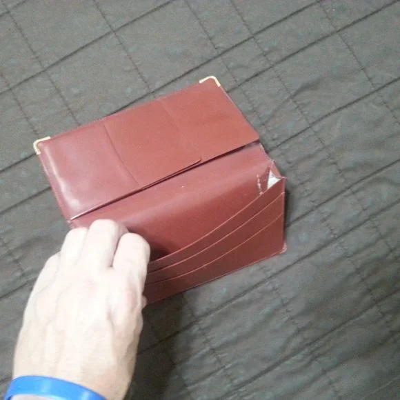 Vintage Cartier Long Wallet / Check holder Bifold Unisex - Picture 8 of 9